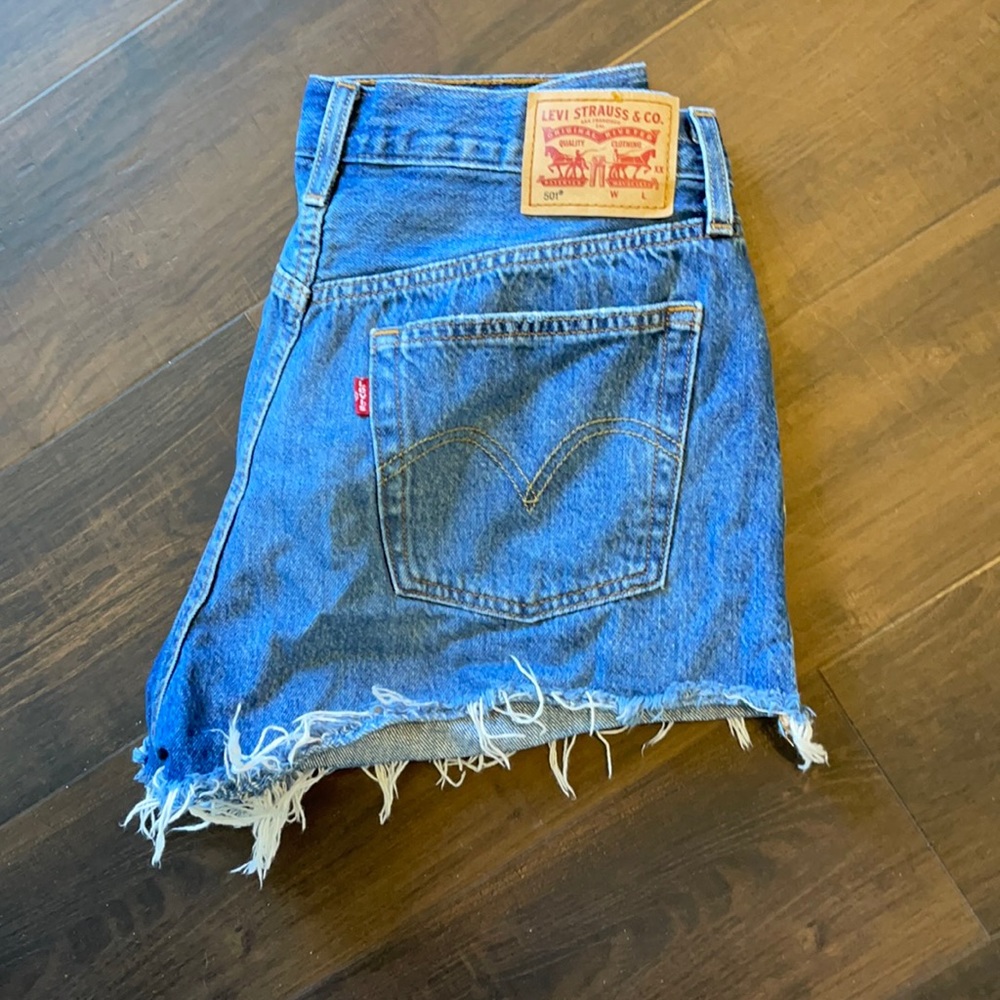 Levi’s 501 Jean shorts, size 29, mint condition